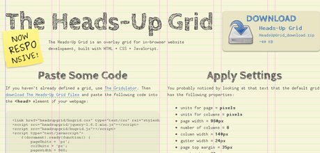The Heads-Up Grid